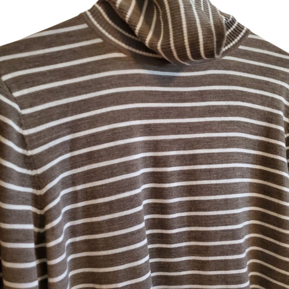 Pendleton Merino Wool Striped Turtle Neck XL - Picture 4 of 15